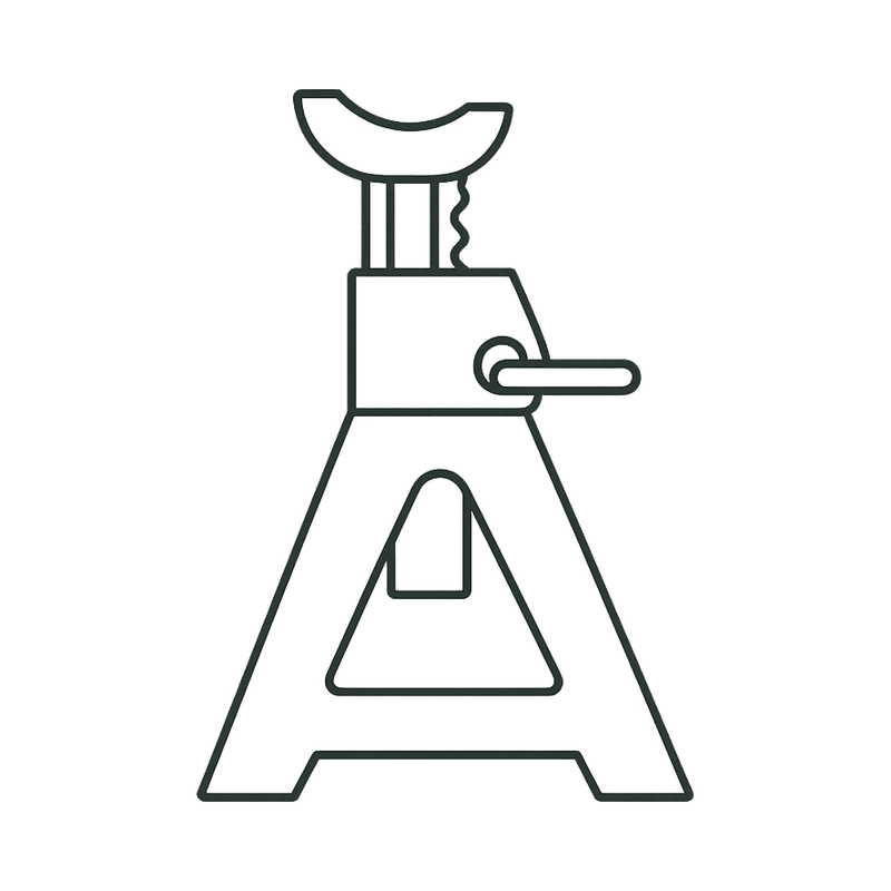 Illustration of a jack stands