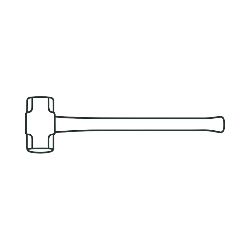 Illustration of a sledgehammer